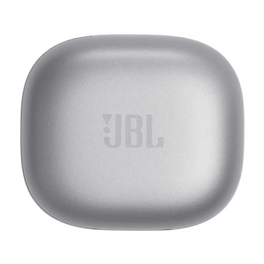 JBL Live Flex - Silver - True wireless Noise Cancelling earbuds - Top